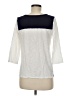 Gap Outlet Color Block Gray 3/4 Sleeve Top Size M - photo 2