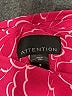 Attention 100% Polyester Paisley Pink Long Sleeve Blouse Size M - photo 7