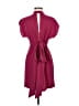 Closet 100% Polyester Solid Burgundy Cocktail Dress Size 6 - photo 2