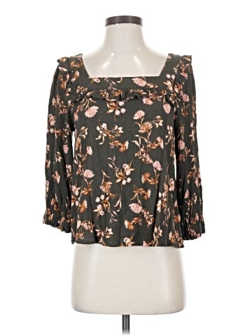 Garnet Hill 3/4 Sleeve Blouse (view 1)