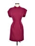 Closet 100% Polyester Solid Burgundy Cocktail Dress Size 6 - photo 1