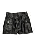 Love Tree 100% Polyurethane Metallic Silver Shorts Size L - photo 1