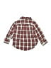 Baby Gap 100% Cotton Plaid Red Long Sleeve Button-Down Shirt Size 18-24 mo - photo 2