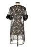 Sugar Lips 100% Polyester Floral Gray Cocktail Dress Size S - photo 2
