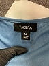 Tacera 100% Polyester Blue 3/4 Sleeve Blouse Size M - photo 7