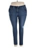 Democracy Solid Blue Jeans Size 20 - photo 1