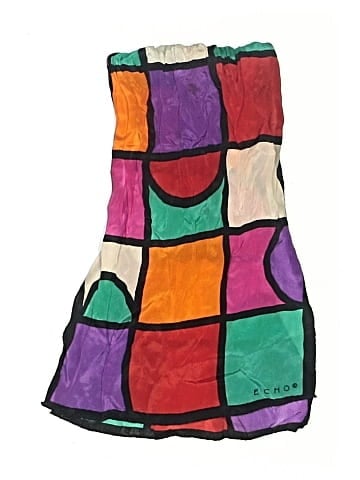 Echo Silk Scarf (view 2)