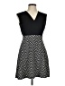 Studio One Chevron-herringbone Black Cocktail Dress Size 6 (petite) - photo 1