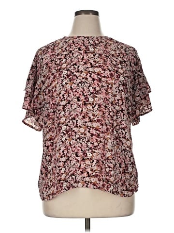 Maurices Short Sleeve Blouse (view 1)