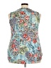 Amana Teal Sleeveless Blouse Size 3X - photo 2