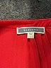 Pleione 100% Polyester Red 3/4 Sleeve Blouse Size L - photo 7