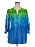 Chaus Blue 3/4 Sleeve Blouse Size XL - photo 1