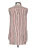 Equipment Stripes Ivory Sleeveless Button-Down Shirt Size S - photo 2