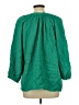 ee:some 100% Cotton Green 3/4 Sleeve Blouse Size L - photo 2