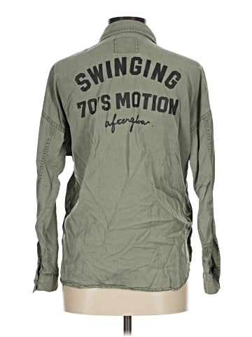MOUSSY Long Sleeve Button-Down Shirt (view 2)