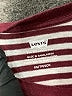 Levi's Stripes Burgundy Short Sleeve Turtleneck Size XS - photo 7