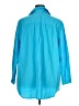 Roaman's Blue 3/4 Sleeve Button-Down Shirt Size 1X - photo 2