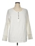 Unbranded Ivory Long Sleeve Henley Size XL - photo 1