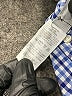 Crewcuts Checkered-gingham Blue Short Sleeve Button-Down Shirt Size 3 - photo 4
