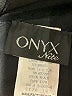 Onyx Nite 100% Polyester Solid Black Casual Dress Size L (estimated) - photo 7
