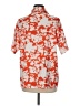 Romwe 100% Polyester Tropical Orange 3/4 Sleeve Blouse Size 6 - photo 2