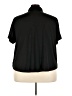 Fred David 100% Polyester Polka Dots Black Short Sleeve Blouse Size 3X - photo 2