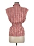 Max Studio Checkered-gingham Red Sleeveless Blouse Size M - photo 2