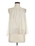 Hem & Thread 100% Polyester Ivory Sleeveless Blouse Size M - photo 1