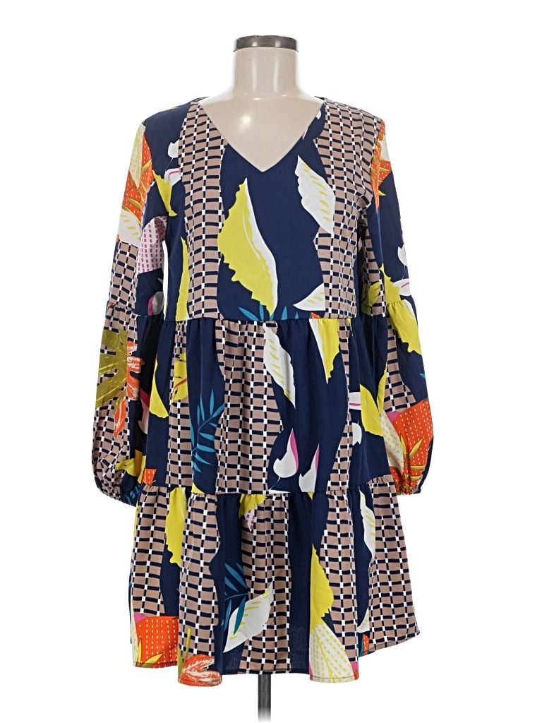 Pre-owned Unbranded Casual Dress In Blue