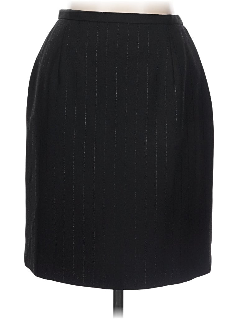Pre-owned Karen Scott Formal Skirt In Black