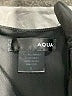 Aqua Solid Black Casual Dress Size L - photo 7