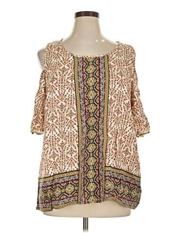 St. John's Bay 3/4 Sleeve Blouse (view 1)