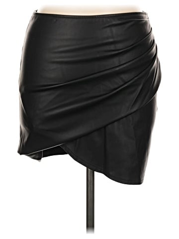 Shinestar Faux Leather Skirt (view 1)