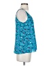 Cotton On 100% Polyester Teal Sleeveless Blouse Size S - photo 4