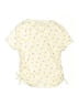 Self Esteem 100% Polyester Yellow Short Sleeve Henley Size 7 - 8 - photo 2