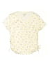 Self Esteem 100% Polyester Yellow Short Sleeve Henley Size 7 - 8 - photo 1
