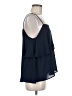 Dina Be 100% Polyester Blue 3/4 Sleeve Blouse Size M - photo 4