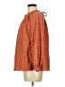 Roller Rabbit 100% Cotton Orange Brown Long Sleeve Blouse Size M - photo 5