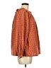Roller Rabbit 100% Cotton Orange Brown Long Sleeve Blouse Size M - photo 4