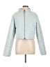 Fashion Nova 100% Nylon Solid Teal Jacket Size L - photo 1