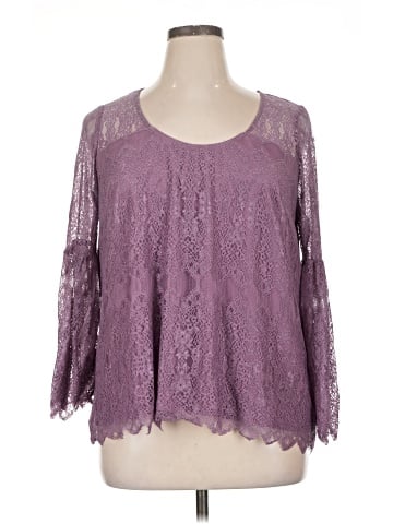 Kensie 3/4 Sleeve Blouse (view 1)