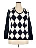 Tommy Hilfiger 100% Cotton Argyle Blue Pullover Sweater Size XL - photo 1