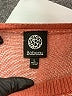 Bobeau Checkered-gingham Orange Pullover Sweater Size L - photo 7