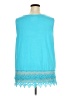 Roaman's Blue Sleeveless T-Shirt Size 22 (1X) - photo 2