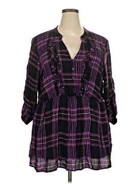 Torrid 3/4 Sleeve Blouse (view 1)