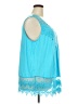 Roaman's Blue Sleeveless T-Shirt Size 22 (1X) - photo 4