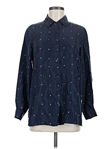 Spiegel Long Sleeve Silk Top (view 1)