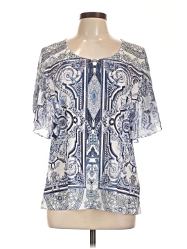 Jm Collection Short Sleeve Blouse