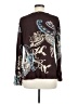 Venus Brown Long Sleeve Blouse Size M - photo 2