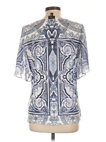 JM Collection Short Sleeve Blouse (view 2)